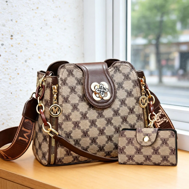 Women Bags Work - vintage schoudertas met letterprint, modieuze en