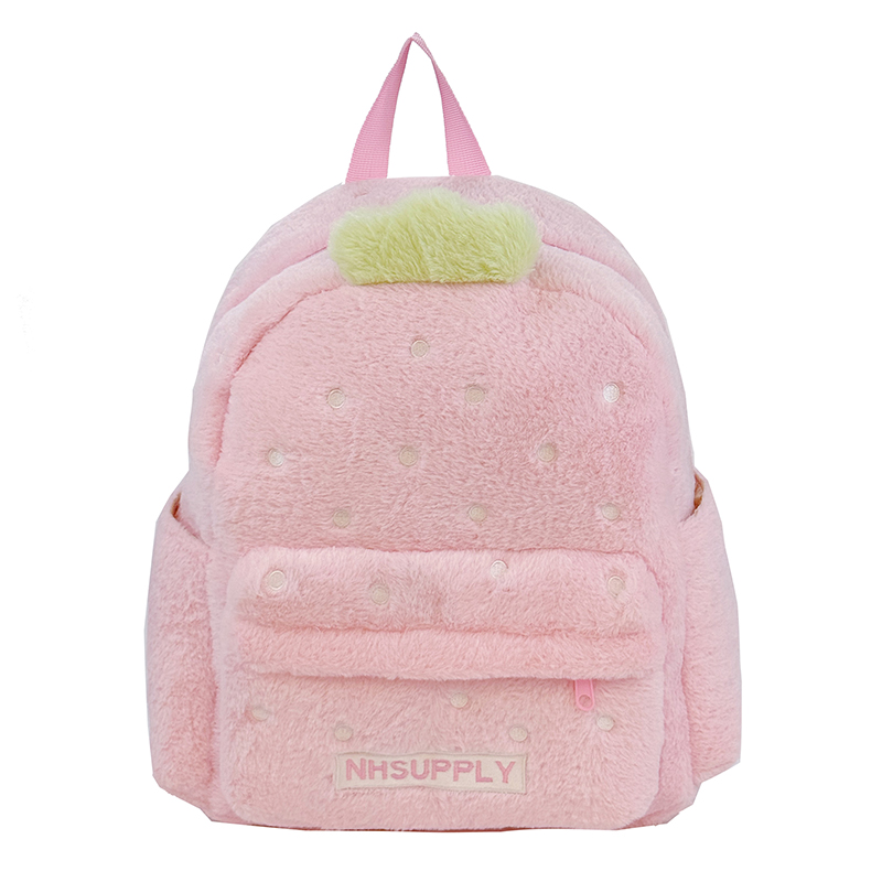 Women Bags Sale - Pluche Aardbei Klassieke Effen Kleur Zoete