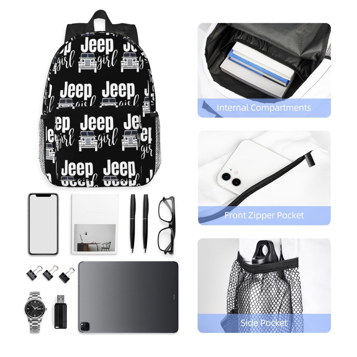 Women'S Jeep Bags - Jeep Girl-rugzak Hot Sale Daypack Grote