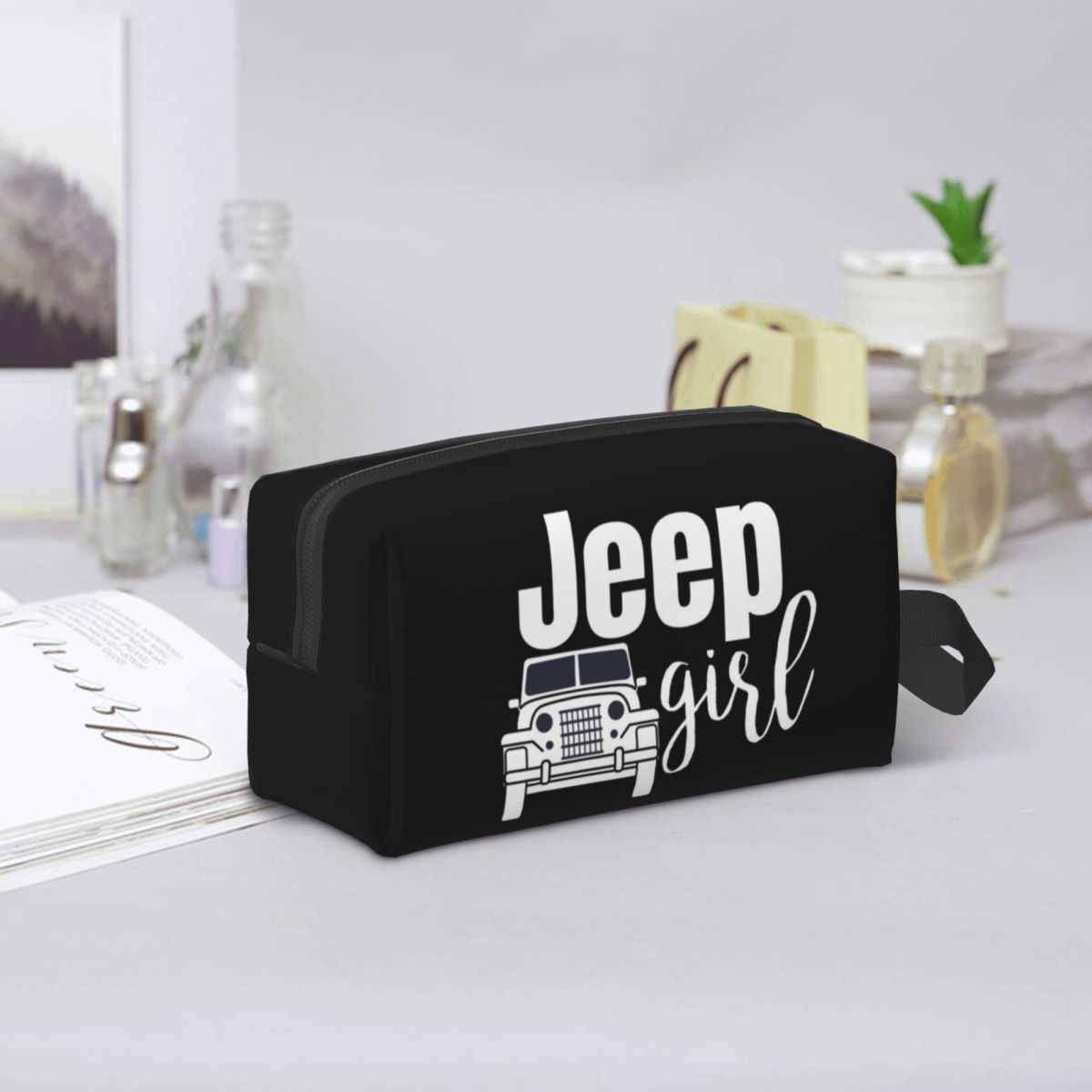 Women'S Jeep Bags - Jeep Girl make-uptas Cosmetische organisator Opbergtas