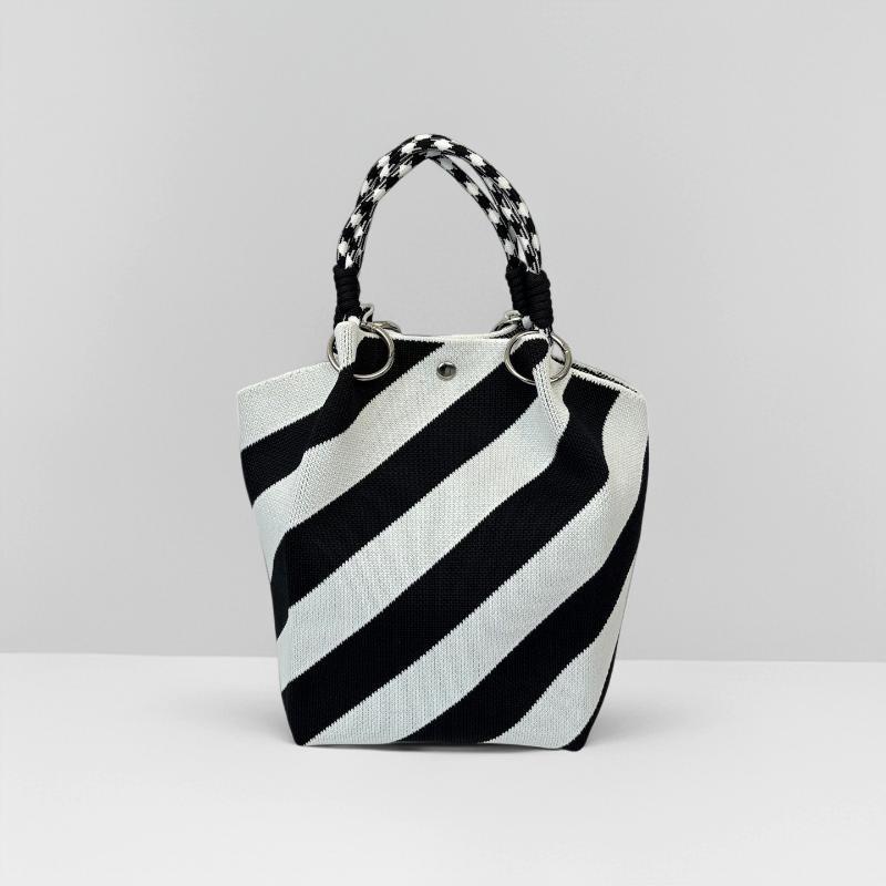 Women Bags Work - Nieuwe gebreide dameshandtas met stijlvolle print