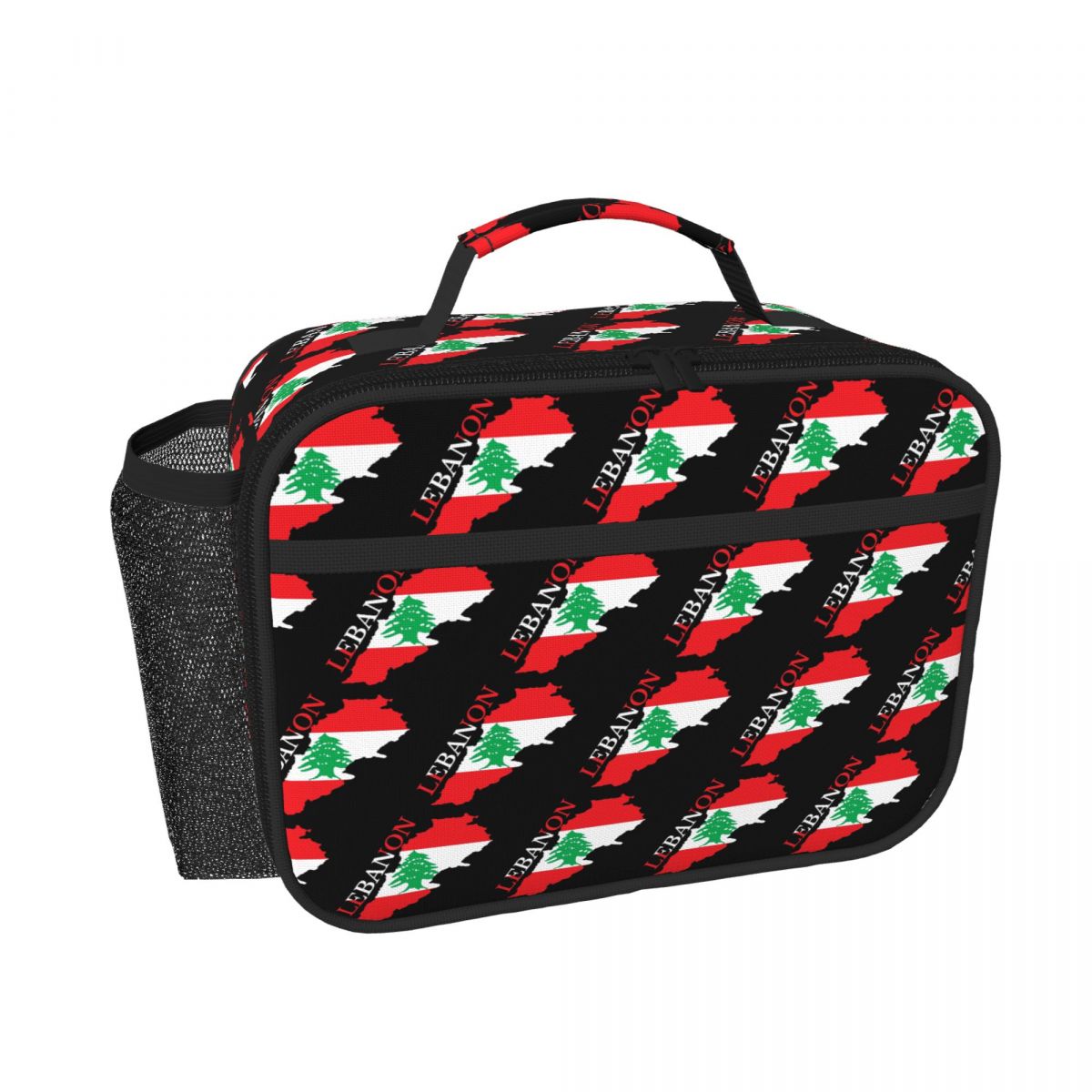 Women Bags Lebanon - Lebanon Flag Map geïsoleerde lunchtas voor