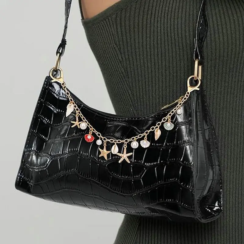 Women Bags Golden - Tasbedels voor handtassen Gouden sleutelhanger Portemonnee