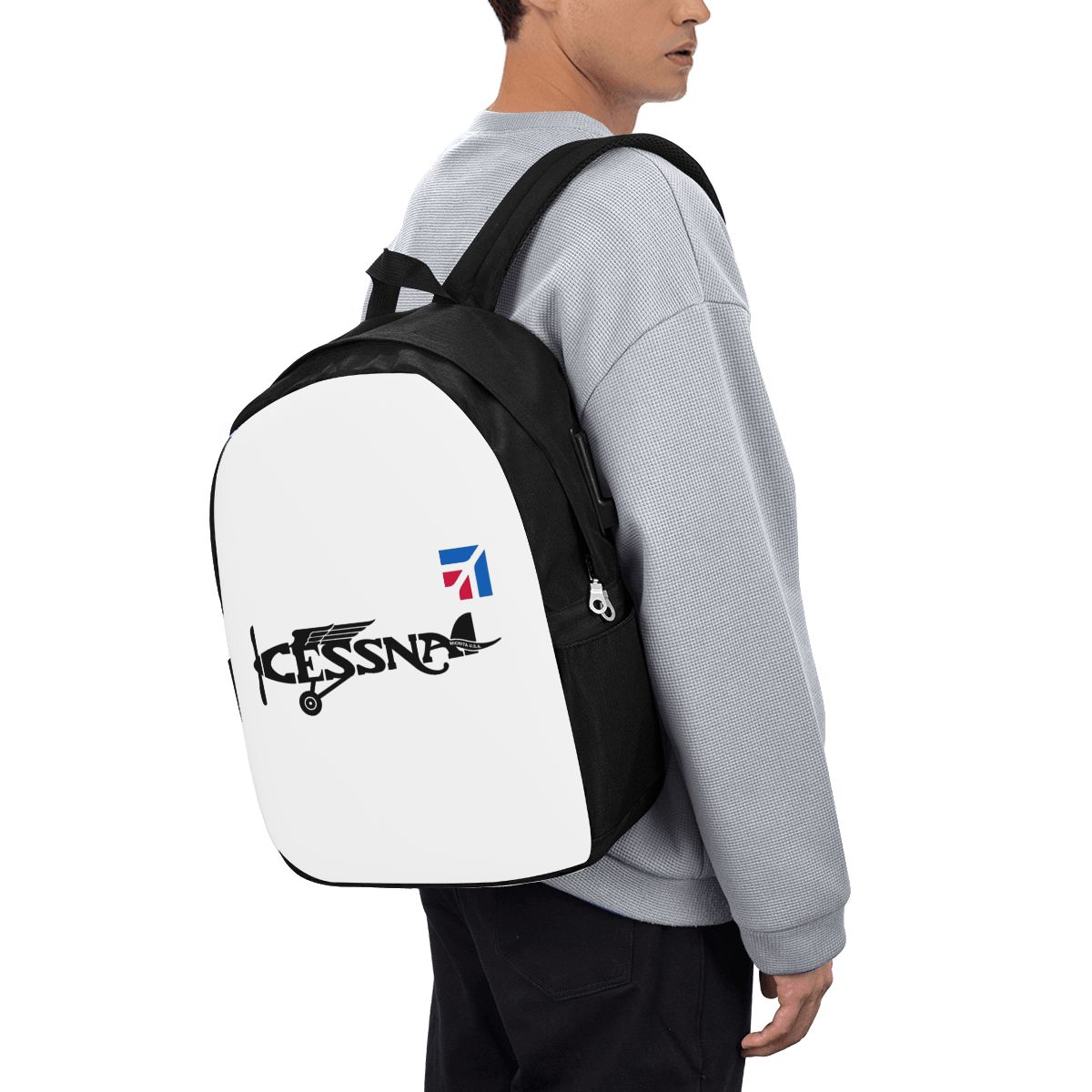 Women Bags Laptop - Cessna Logo Rugzak Reisnotebooktas Computer Student
