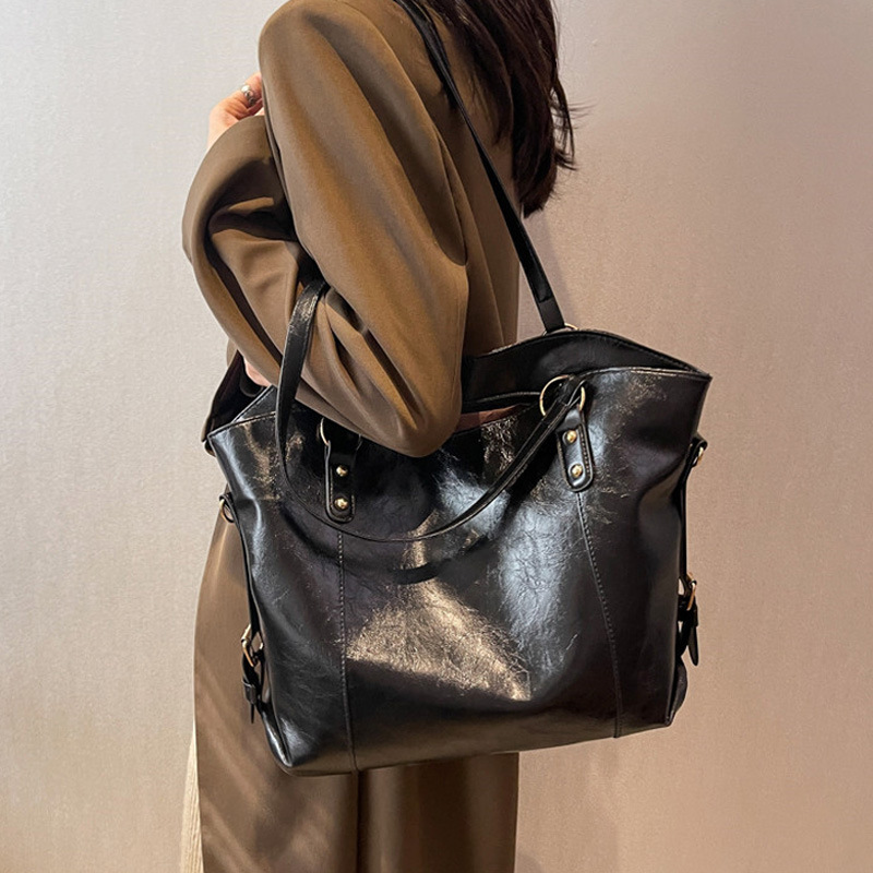 Women Bags Low Price - Vintage Dames Schoudertas Met Grote Capaciteit