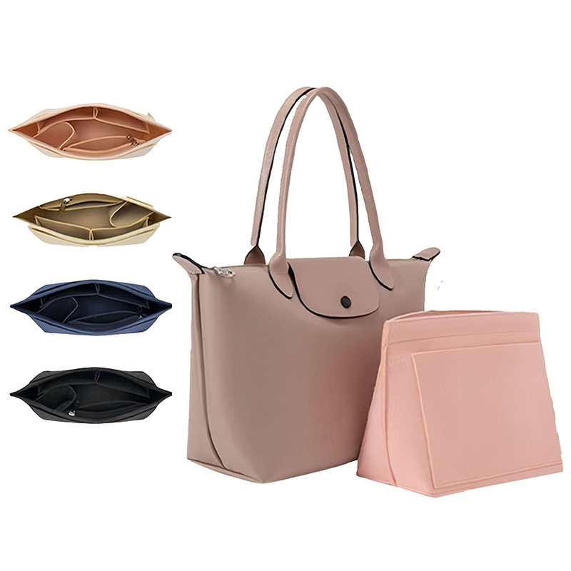 Women'S Bags Longchamp - Vilt inlay tas geschikt voor Longchamp