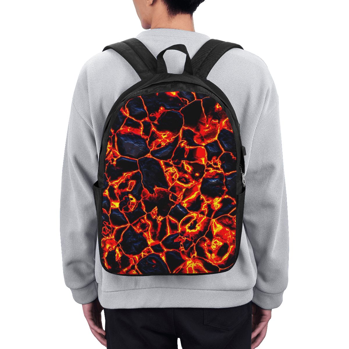 Women Bags Laptop - Magma Volcano Lava Fire Rugzak Reisnotebooktas