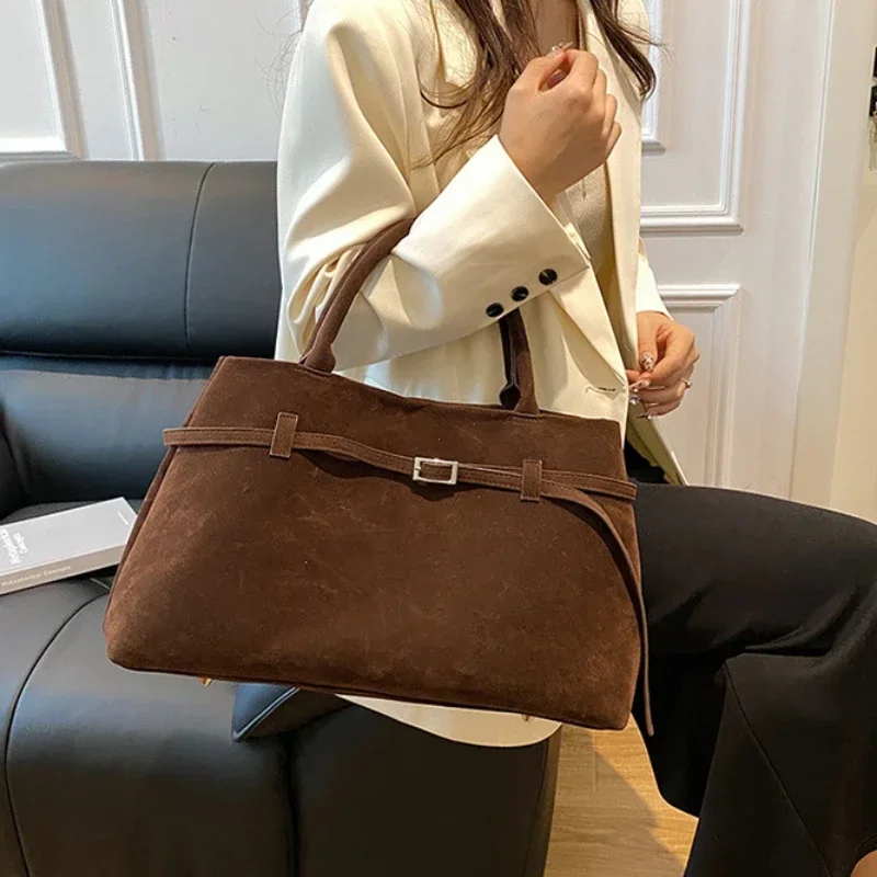Women Bags Sale - Damestas Gesp Decoratief Ontwerp Effen Kunstsuède
