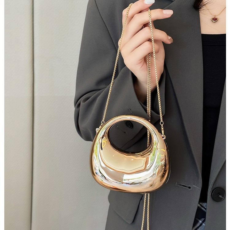 Women Bags Golden - Mini gouden avondtasjes, handtassen en luxe