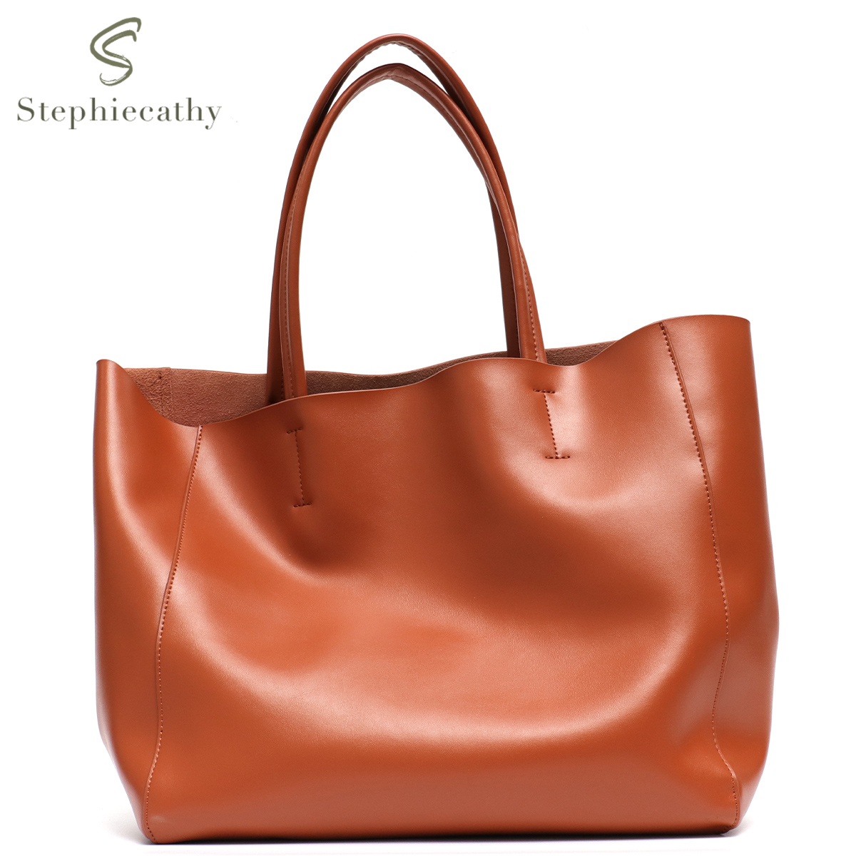 Women Bags Low Price - Minimalistische grote draagtas Dames Modieus echt