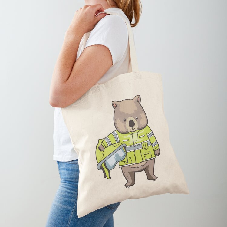 Women Bags In Australia - Wombat Wombats Brandweerman Australië Held Cadeau