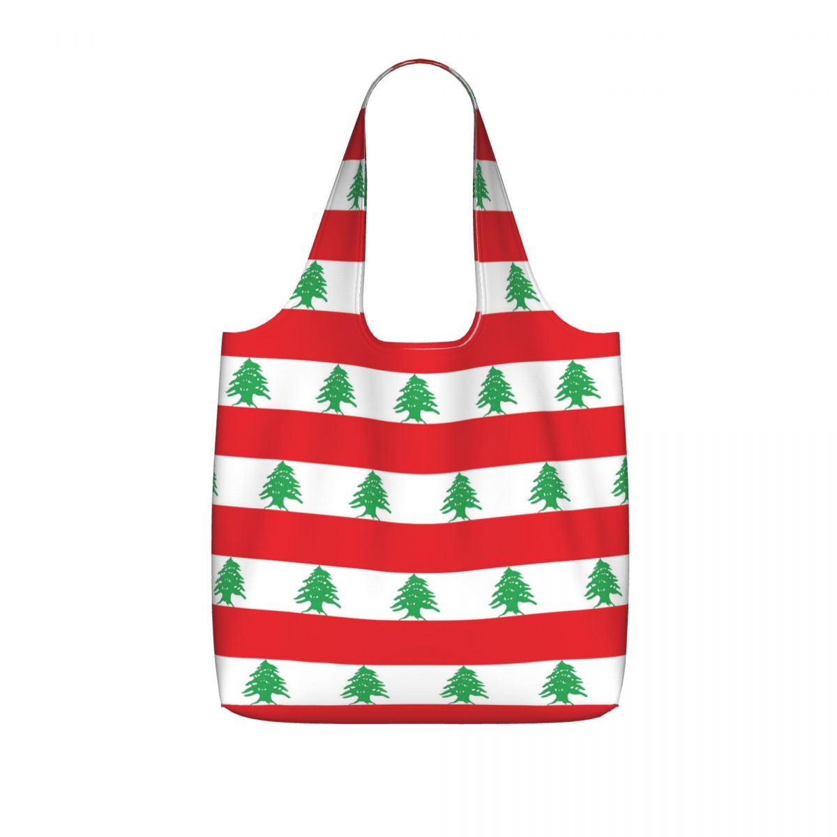 Women Bags Lebanon - Vlag van Libanon Boodschappentas Canvas Grote