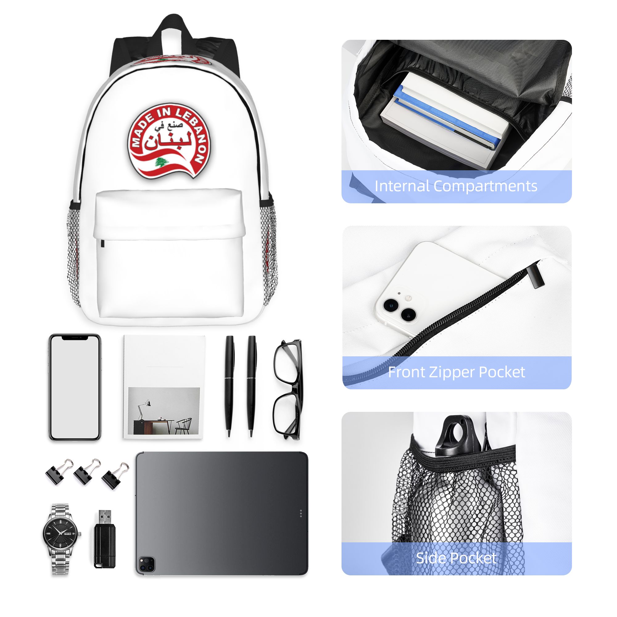 Women Bags Lebanon - Libanon aquarel Libanon vlag Libanese outfit