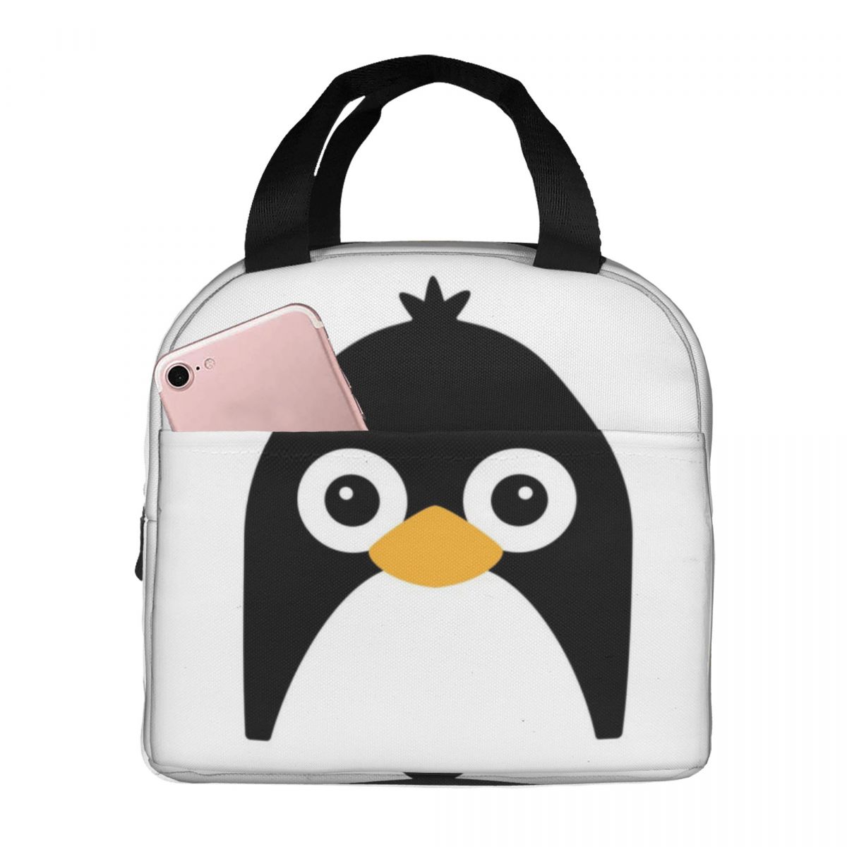 Women Bags Vector - Leuke vectorpinguïn geïsoleerde lunchtas voor dames