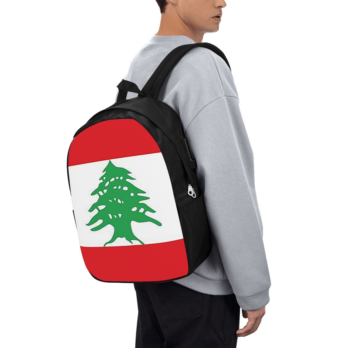 Women Bags Lebanon - Vlag van Libanon Rugzak Reisnotebooktas Computer