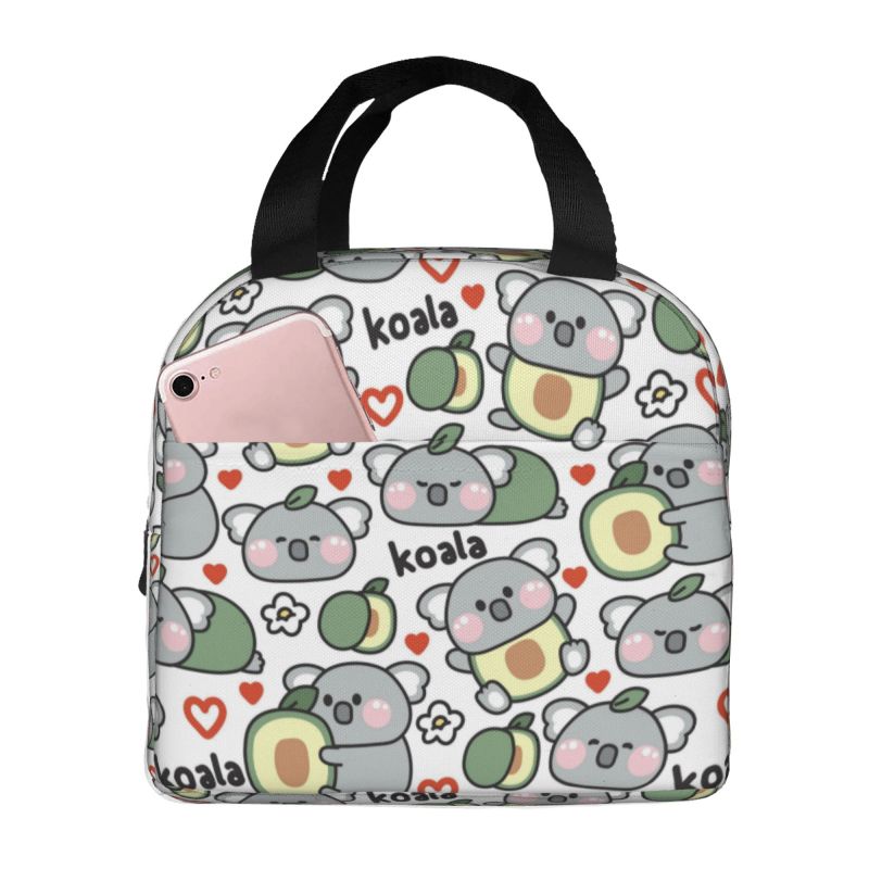 Women Bags In Australia - Koala Beer In Avocado Lunchbox voor