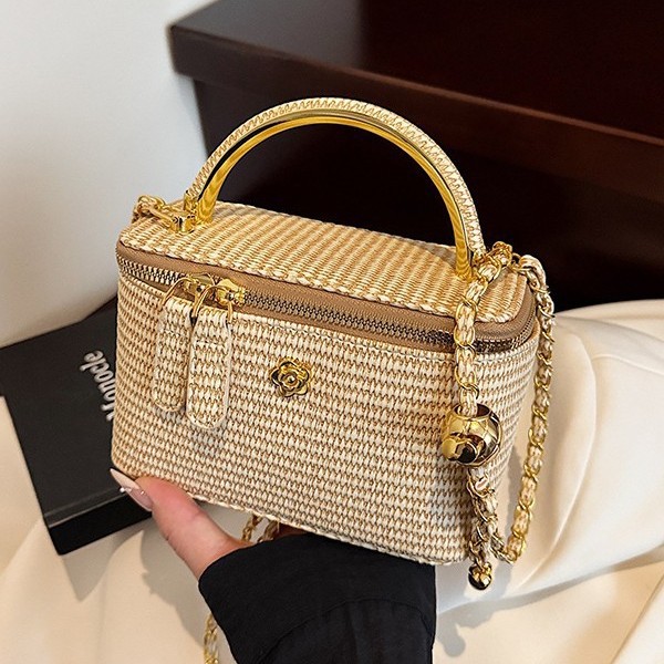 Women Bags Golden - 2026 nieuwe geweven patroon tas kleine