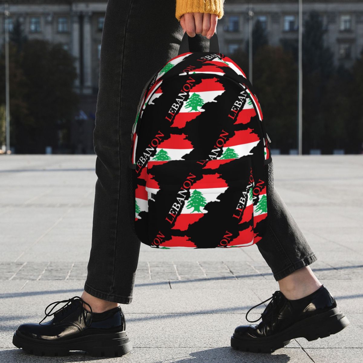 Libanon Vlag Kaart Rugzak Hot  - Women Bags Lebanon recensie en prijs