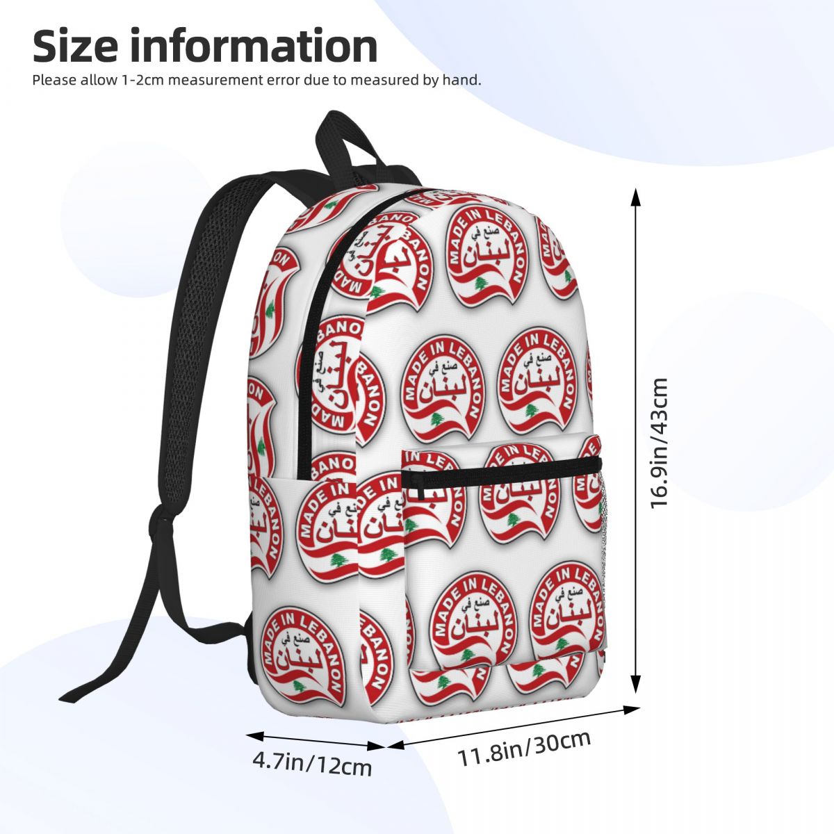 Libanon aquarel Libanon vlag L - Women Bags Lebanon recensie en prijs