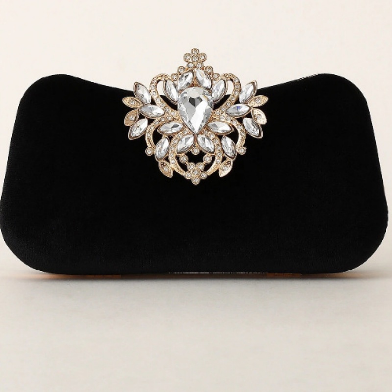 Donkergroene fluwelen clutch t - Women Bags Gold recensie en prijs