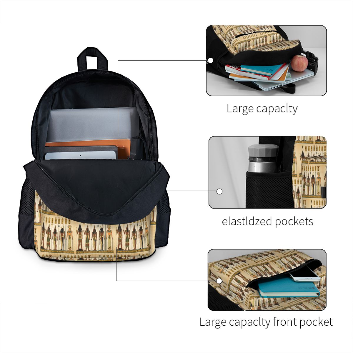 Oud-Egypte rugzak met naadloos - Women Bags Egypt Sale recensie en prijs