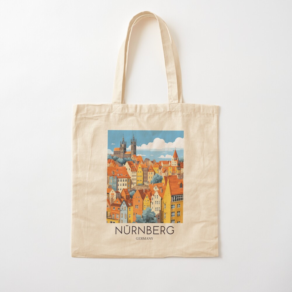 Een pop-art reisprint van Nürn - Women Bags Germany recensie en prijs