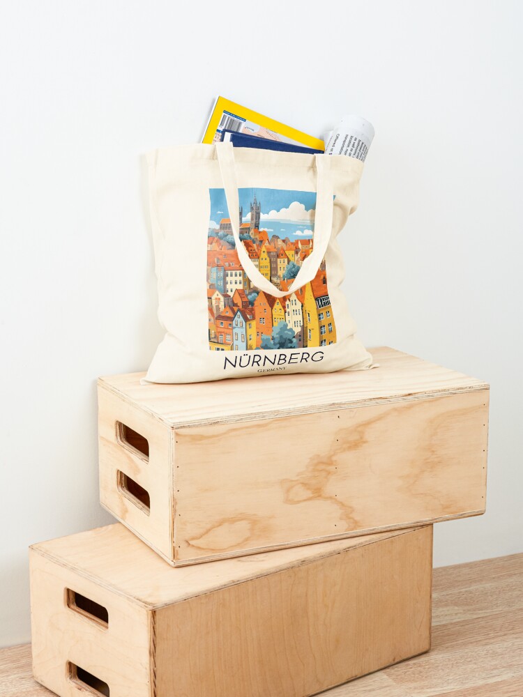 Een pop-art reisprint van Nürn - Women Bags Germany recensie en prijs