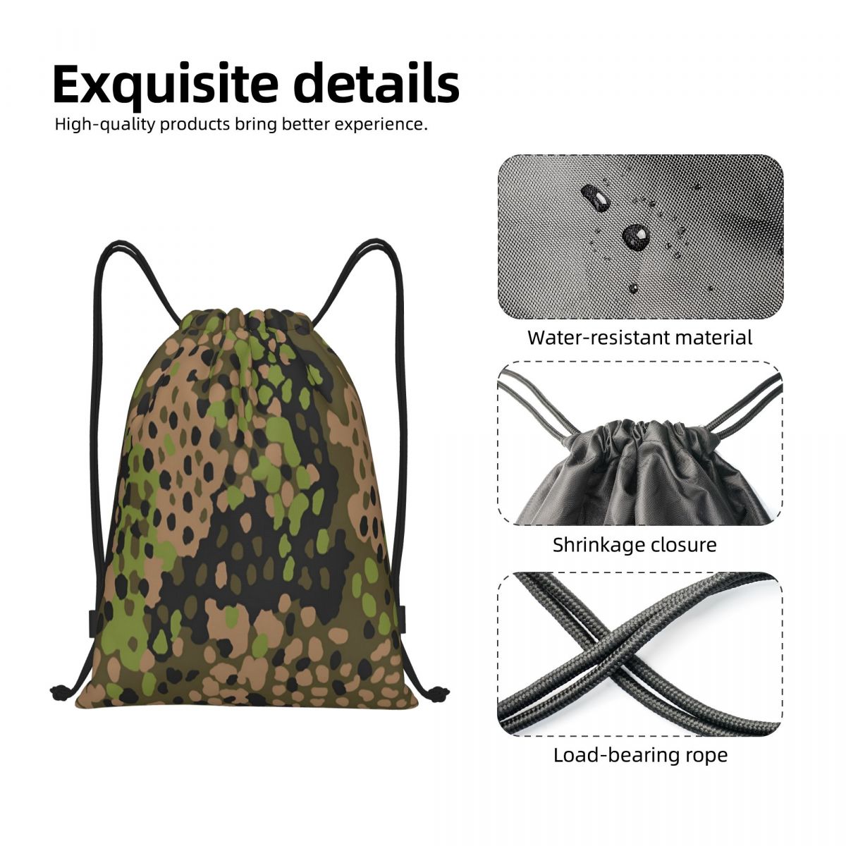 Custom Ww2 Camo Trekkoord Rugz - Women Bags Germany recensie en prijs
