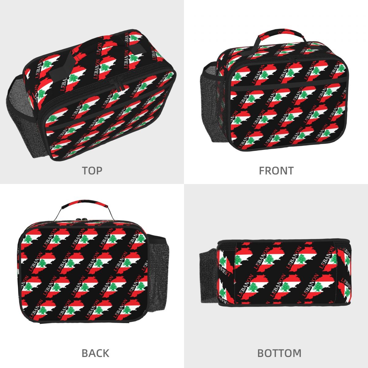 Lebanon Flag Map geïsoleerde l - Women Bags Lebanon recensie en prijs