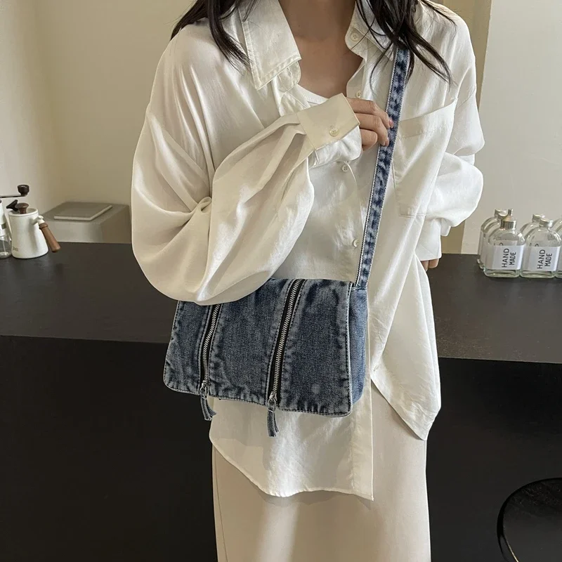 Stevige denim veelzijdige scho - Women'S Bags New Look recensie en prijs