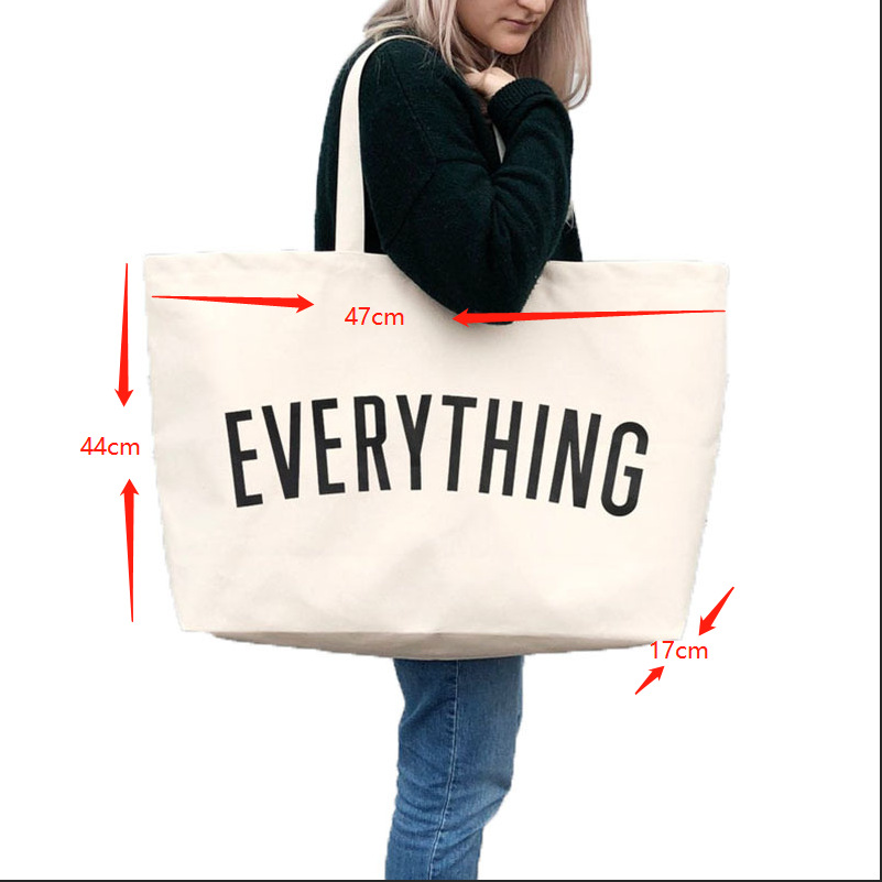 Canvas draagtas met grote capa - Women Bags Low Price recensie en prijs