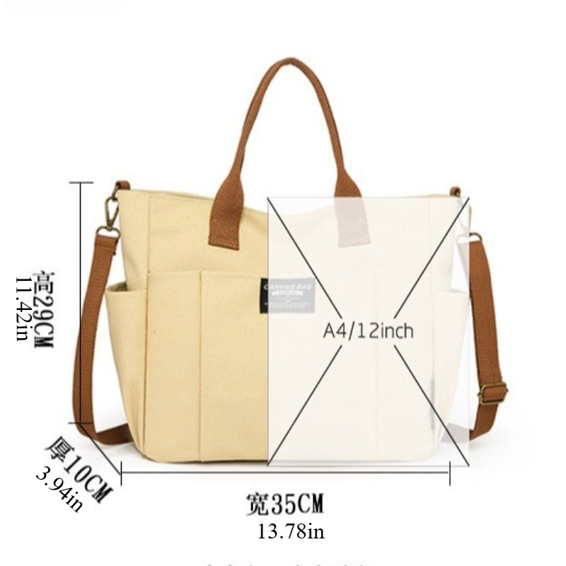 Grote canvas draagtas voor dam - Women Bags Work recensie en prijs