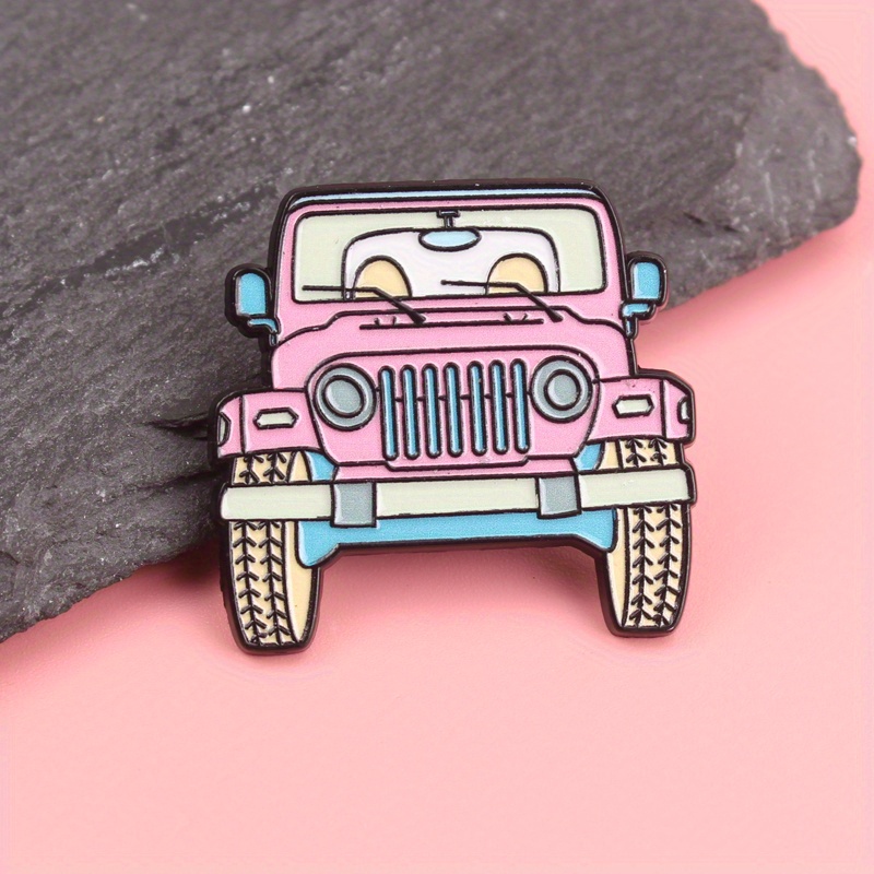 Schattige roze Jeep Cartoon em - Women'S Jeep Bags recensie en prijs