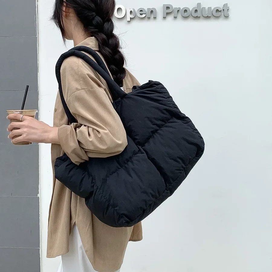 Katoenen Gewatteerde Tote Grot - Women Bags Low Price recensie en prijs