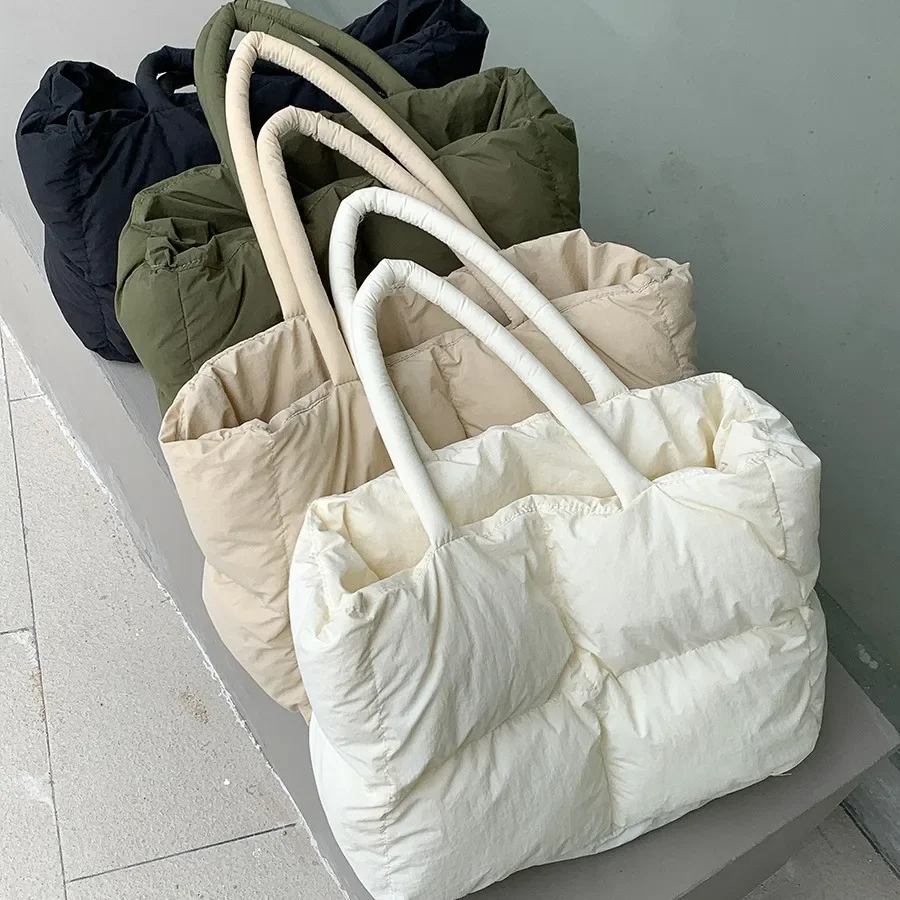 Katoenen Gewatteerde Tote Grot - Women Bags Low Price recensie en prijs