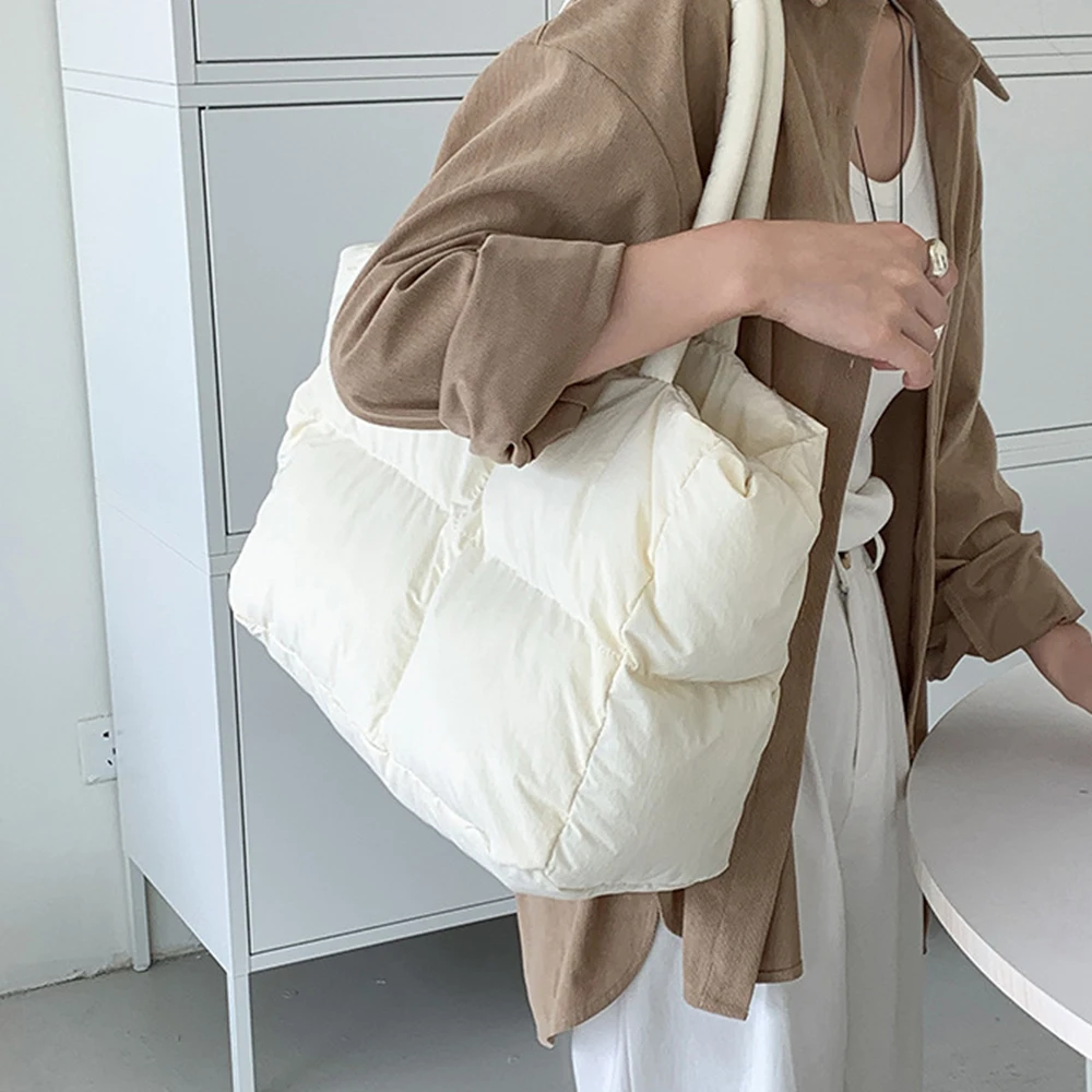 Katoenen Gewatteerde Tote Grot - Women Bags Low Price recensie en prijs