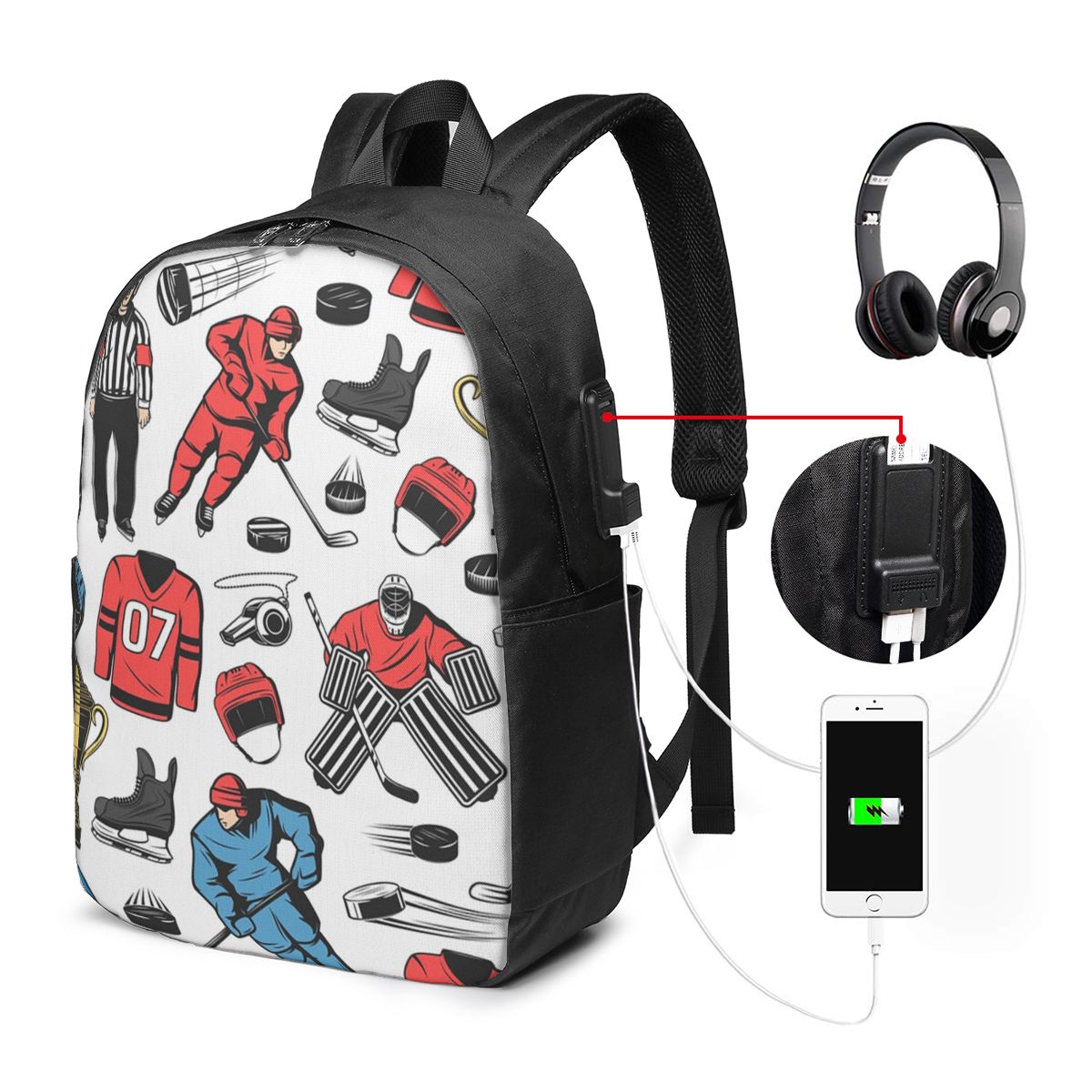 IJshockeyspelers op de ijsbaan - Women Bags Laptop recensie en prijs