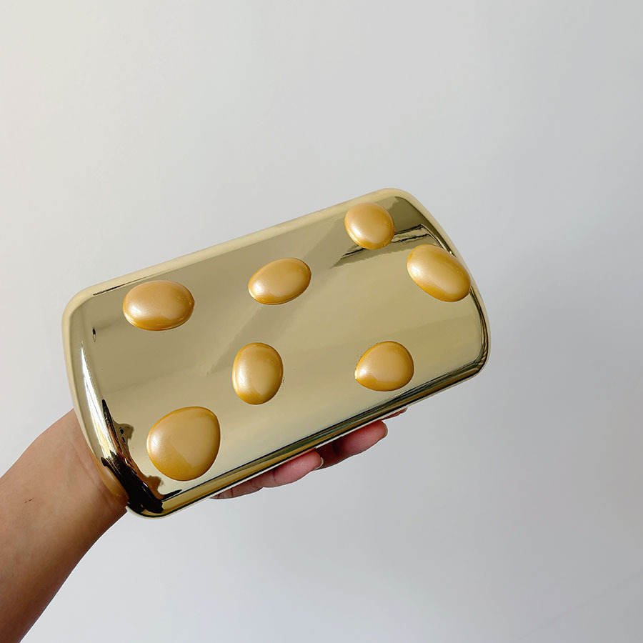 Goud Pu Leer Metalen Sluiting  - Women Bags Gold recensie en prijs