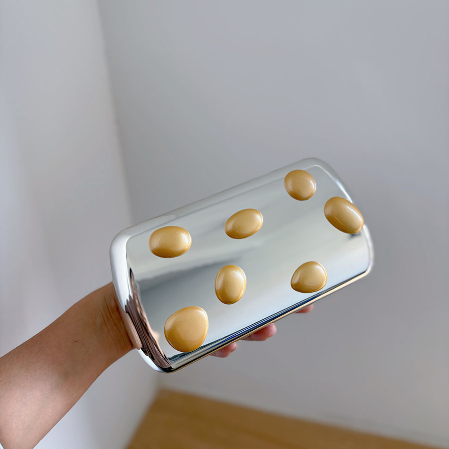 Goud Pu Leer Metalen Sluiting  - Women Bags Gold recensie en prijs