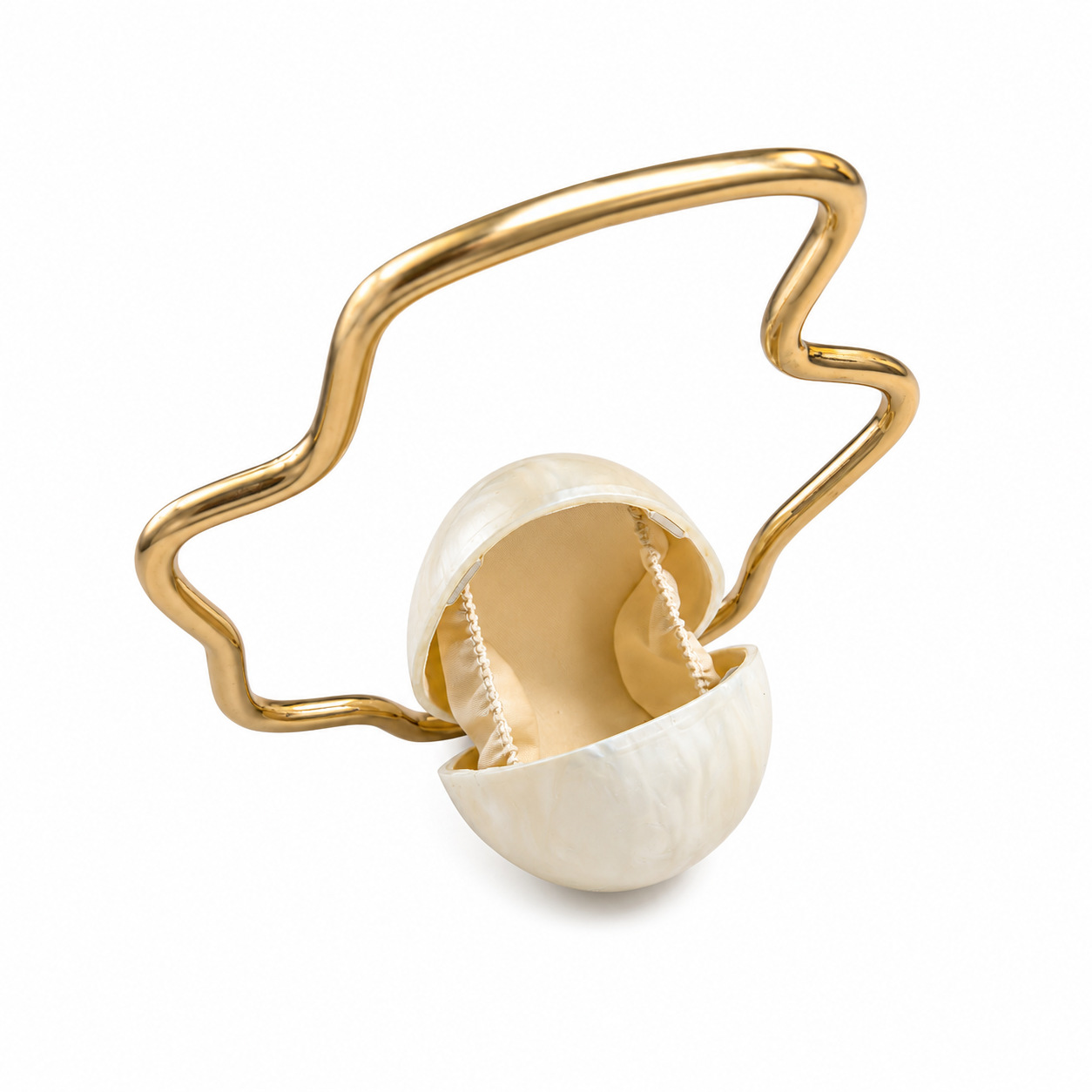 Dames mini acryl eiervormige t - Women Bags Gold recensie en prijs