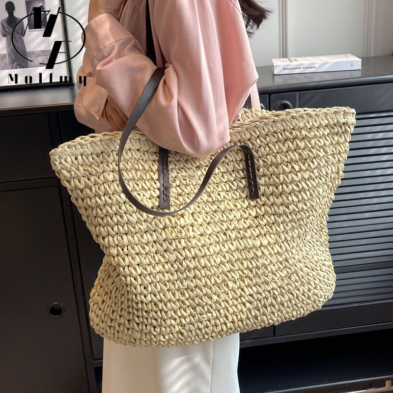 Strogeweven draagtassen Casual - Women Bags Offers recensie en prijs