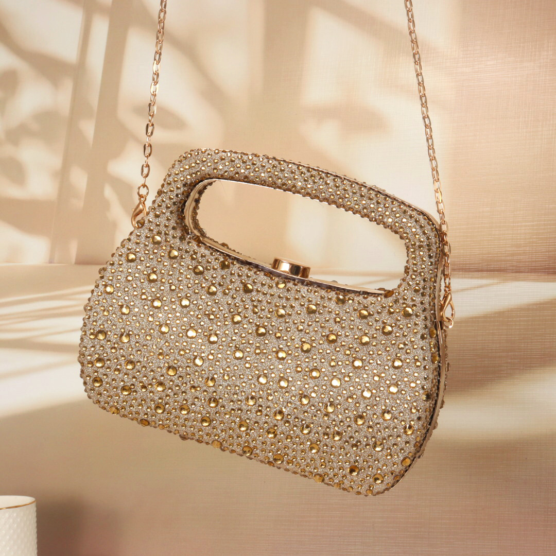 Gouden glitter luxe hot diamon - Women Bags Gold recensie en prijs