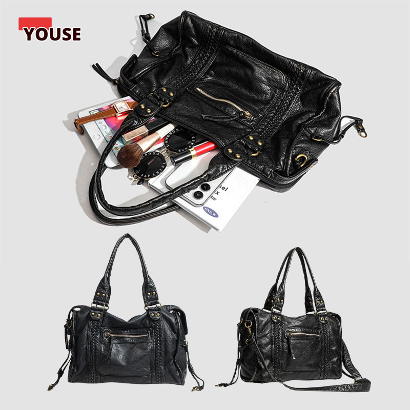 Damesmode Vintage gewassen zac - Women Bags Gold recensie en prijs