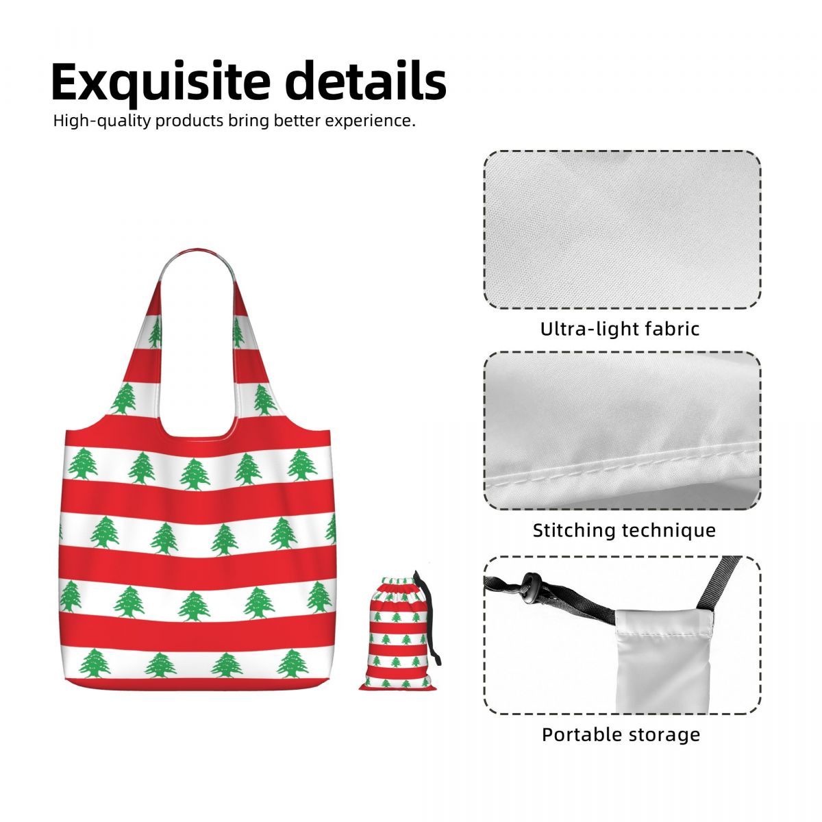 Vlag van Libanon Boodschappent - Women Bags Lebanon recensie en prijs