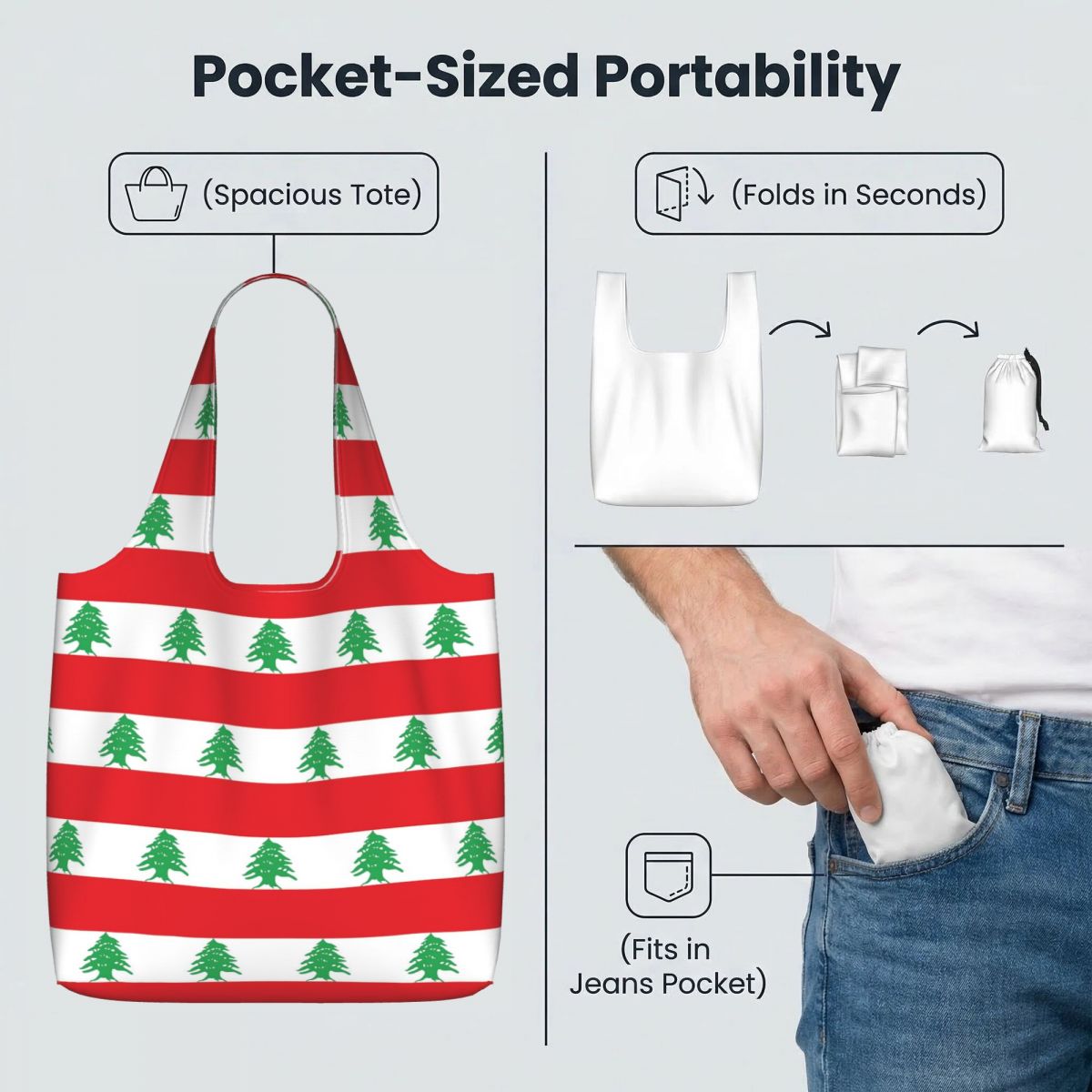 Vlag van Libanon Boodschappent - Women Bags Lebanon recensie en prijs