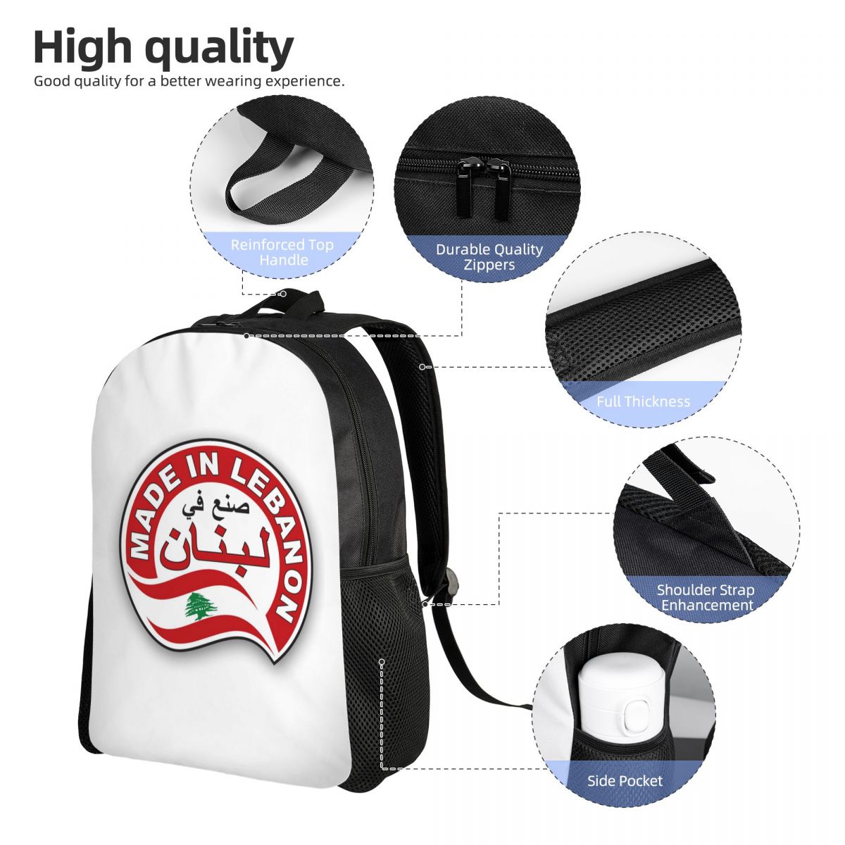Libanon aquarel Libanon vlag L - Women Bags Lebanon recensie en prijs