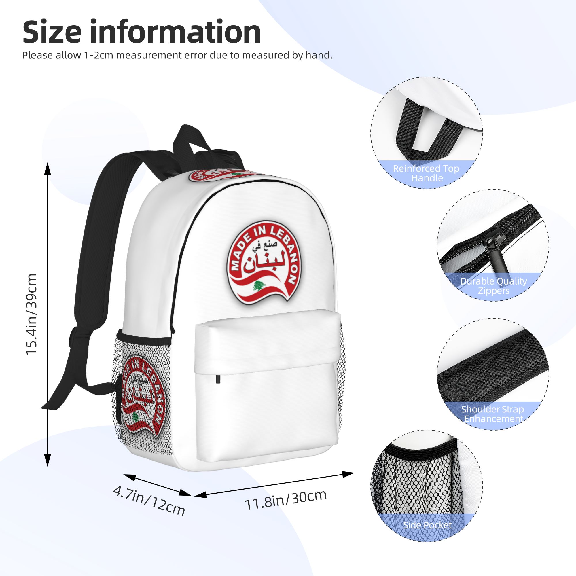 Libanon aquarel Libanon vlag L - Women Bags Lebanon recensie en prijs