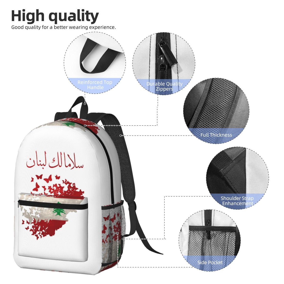 May Peace Come To Lebanon Rugz - Women Bags Lebanon recensie en prijs