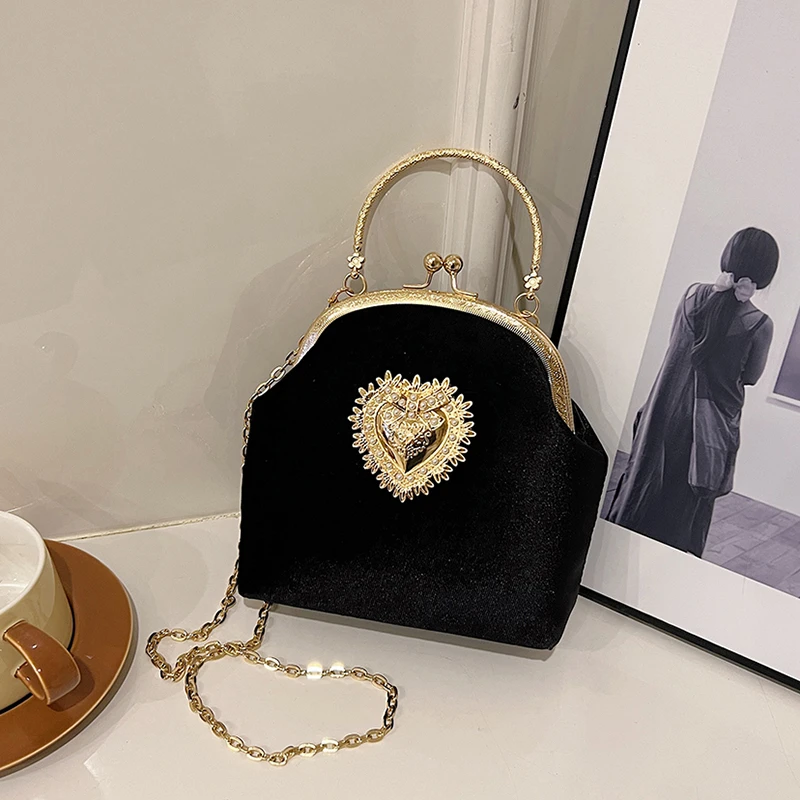 Kettingen Fluwelen Frame Hart  - Women Bags Sale recensie en prijs