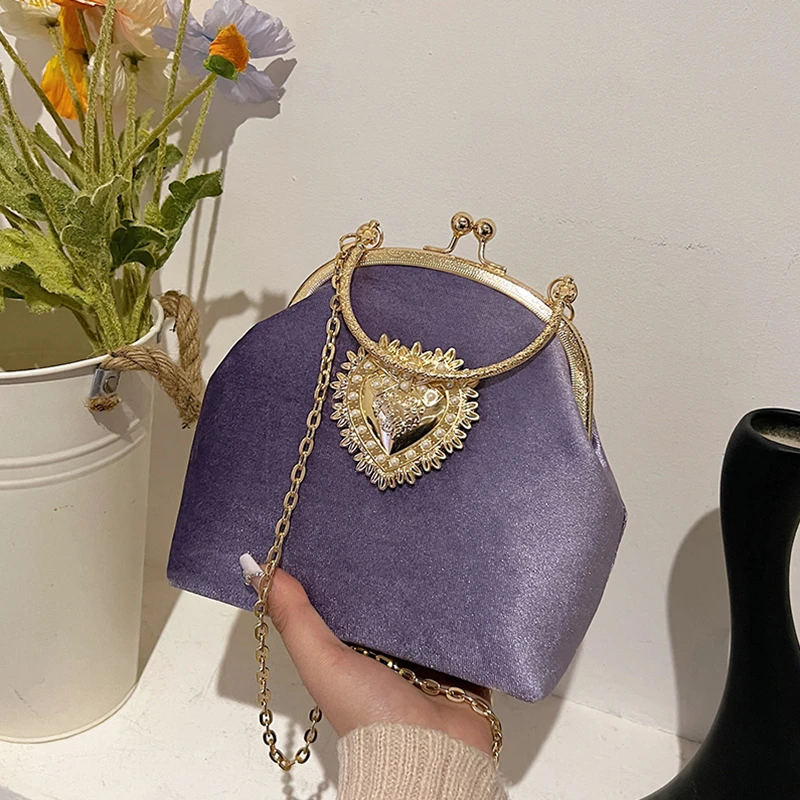 Kettingen Fluwelen Frame Hart  - Women Bags Sale recensie en prijs